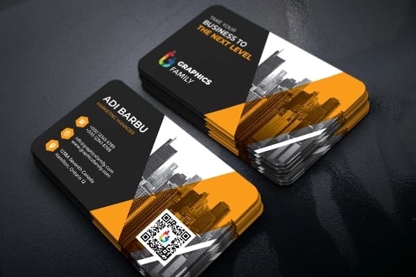 EliteCorp Business Card Design